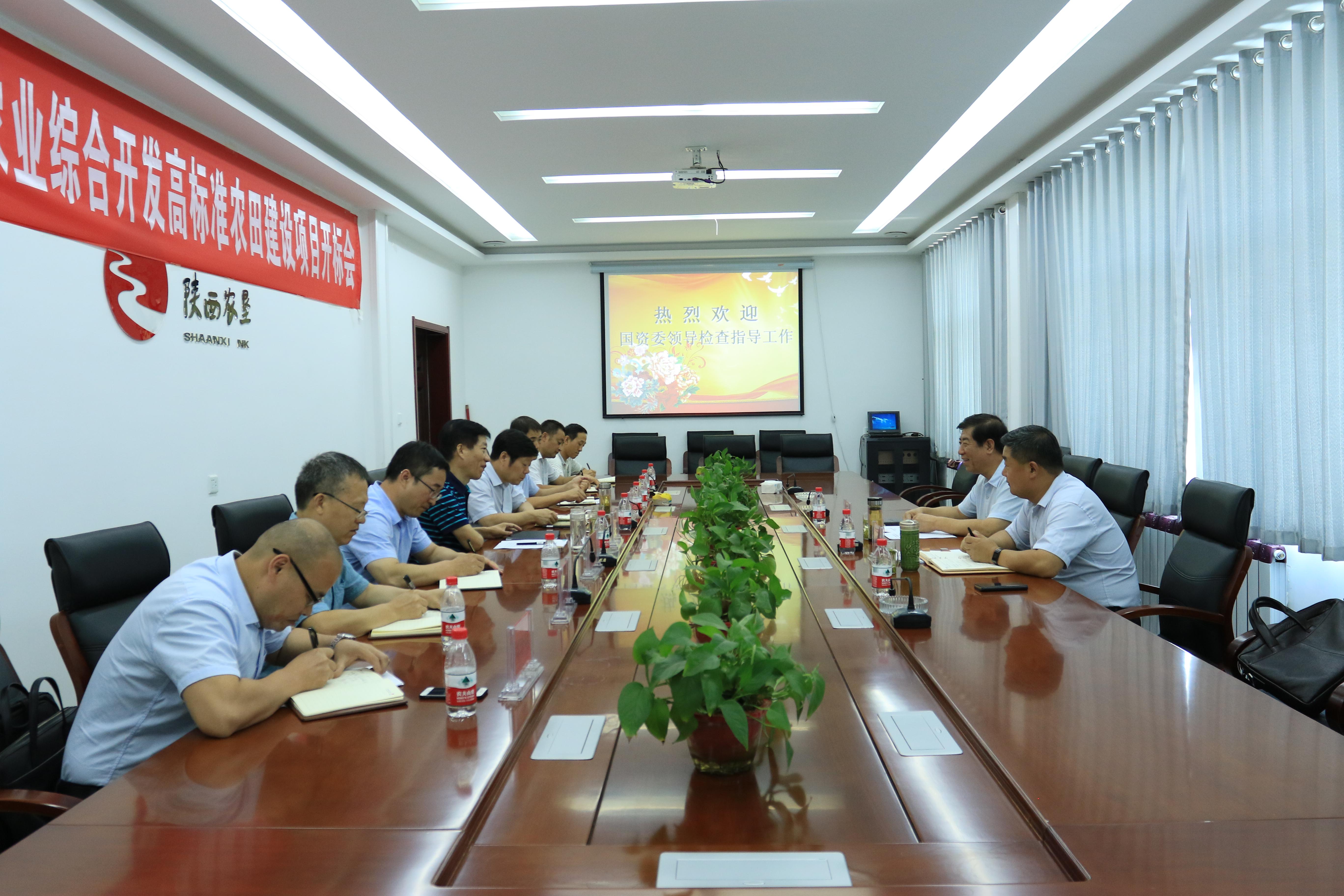 省國資委副巡視員杜芳軍一行督導檢查糧農集團穩增長促投資工作
